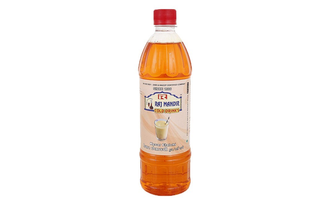 Raj Mandir Kesar Elaichi Syrup    Plastic Bottle  750 millilitre
